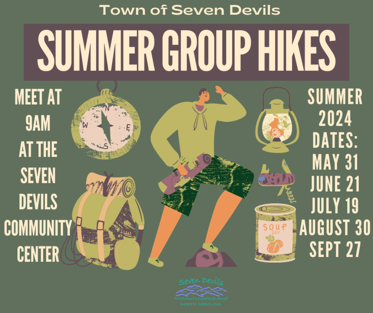 Summer 2024 Group Hike Flyer